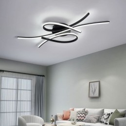 Minimalistisk Flush Mount Aluminium Art Butterfly Loftslampe