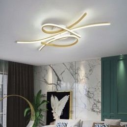Minimalistisk Flush Mount Aluminium Art Butterfly Loftslampe