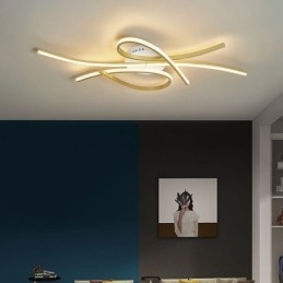 Minimalistisk Flush Mount Aluminium Art Butterfly Loftslampe