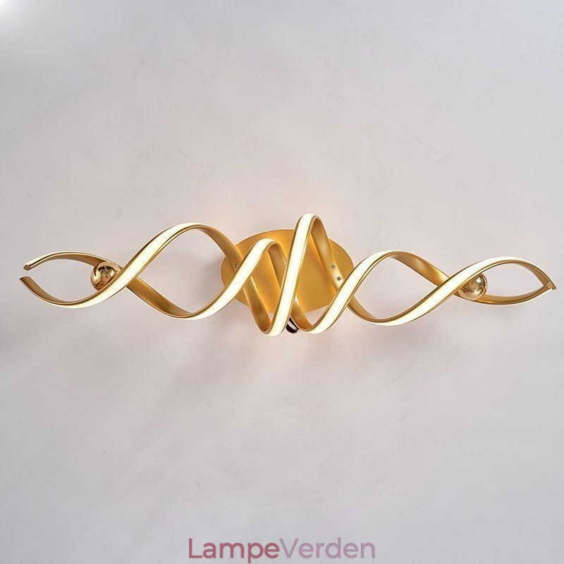 Moderne Flush Mount Aluminium Art Spiral Loftslampe Lys