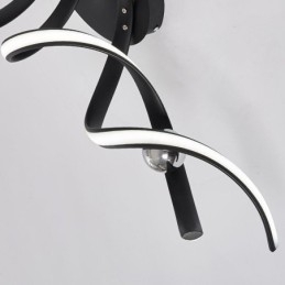 Moderne Flush Mount Aluminium Art Spiral Loftslampe Lys