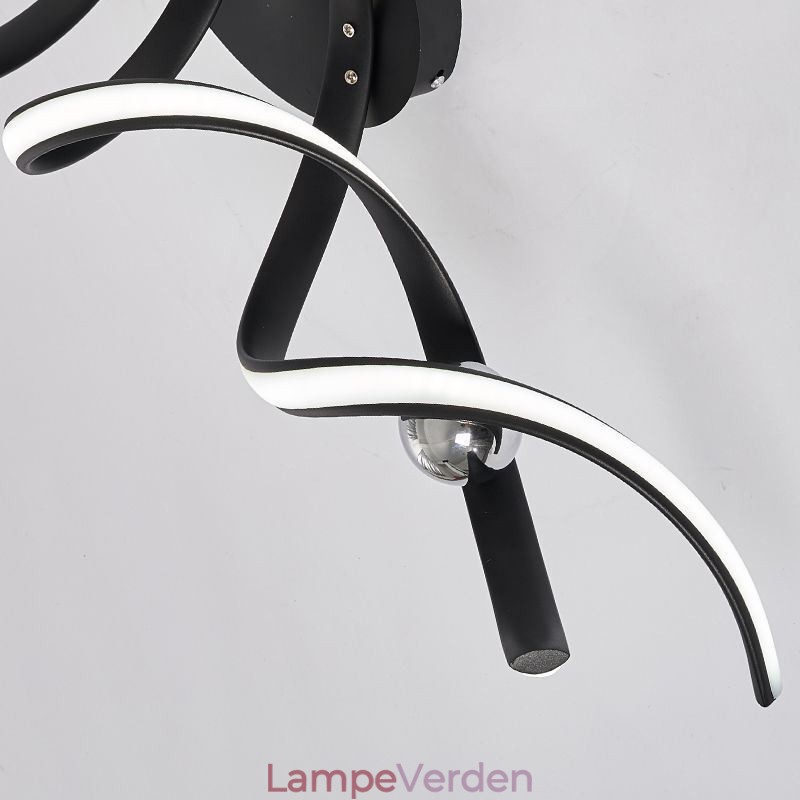 Moderne Flush Mount Aluminium Art Spiral Loftslampe Lys