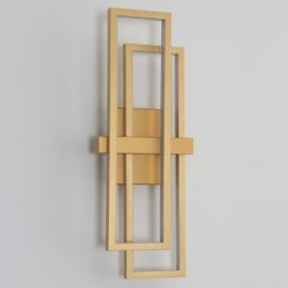 Minimalistisk Flush Mount Aluminium Art Geometrisk Firkantet Loftslampe