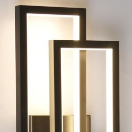 Minimalistisk Flush Mount Aluminium Art Geometrisk Firkantet Loftslampe