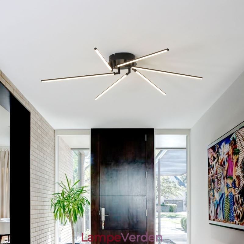 Creative Flush Mount Aluminium Art Windmill Loftslampe