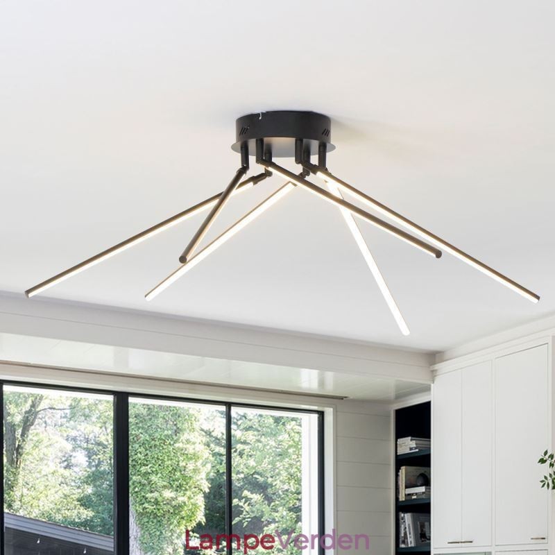 Creative Flush Mount Aluminium Art Windmill Loftslampe