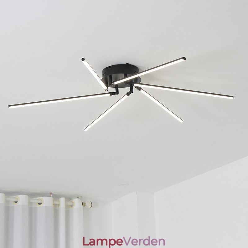 Creative Flush Mount Aluminium Art Windmill Loftslampe