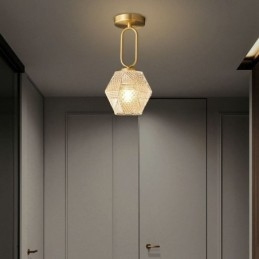 Moderne Flush Mount Glas Home Lighting Creative Ceiling Light