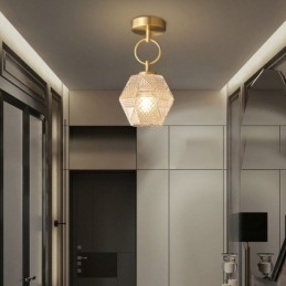 Moderne Flush Mount Glas Home Lighting Creative Ceiling Light
