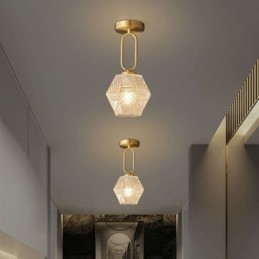 Moderne Flush Mount Glas Home Lighting Creative Ceiling Light