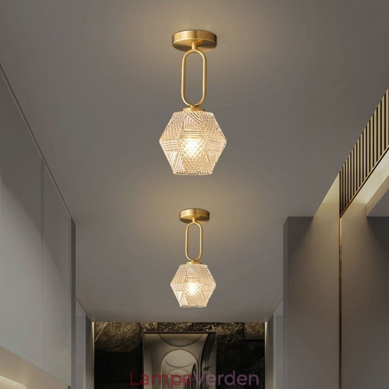 Moderne Flush Mount Glas Home Lighting Creative Ceiling Light