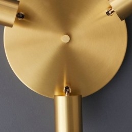 Moderne Flush Mount Golden Black Flush Mount med 3 lys kobber kunst hjemmebelysning