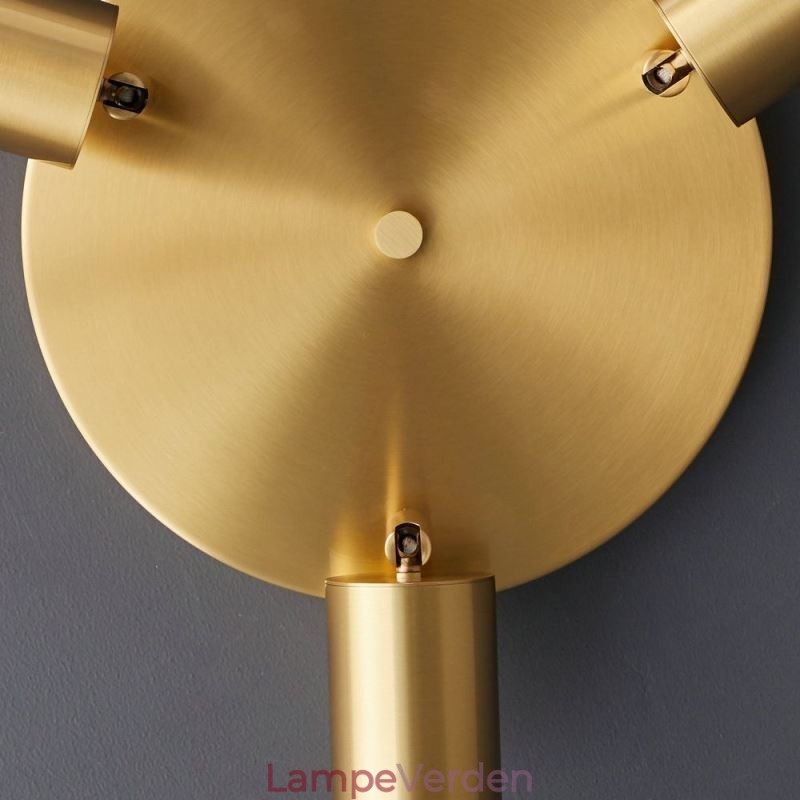 Moderne Flush Mount Golden Black Flush Mount med 3 lys kobber kunst hjemmebelysning