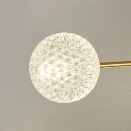 Moderne Flush Mount Golden Ceiling Light dekorativt lysarmatur