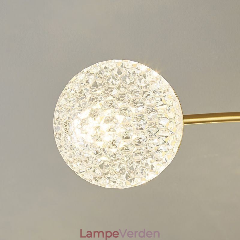 Moderne Flush Mount Golden Ceiling Light dekorativt lysarmatur