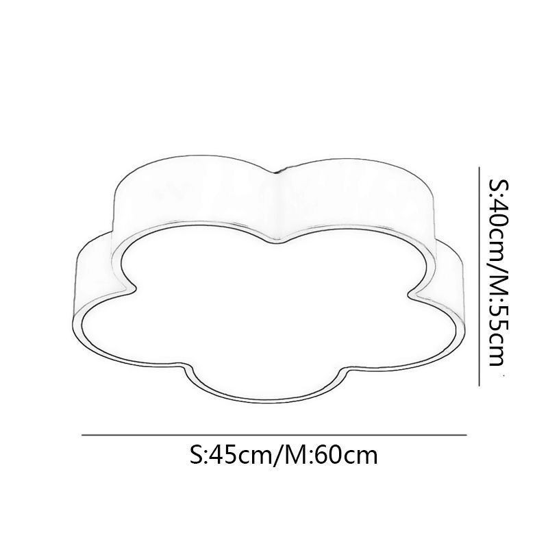 Tegnefilm Loftslys Moderne Flower Flush Mount