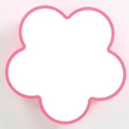 Tegnefilm Loftslys Moderne Flower Flush Mount