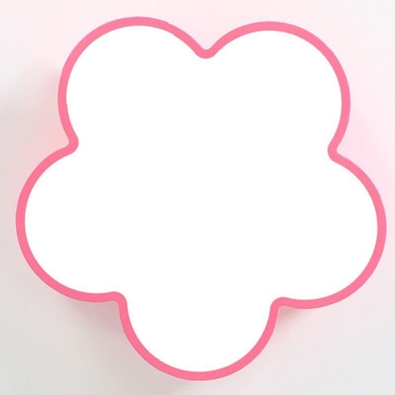 Tegnefilm Loftslys Moderne Flower Flush Mount
