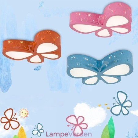 Butterfly Flush Mount Contemporary Metal Loftsarmatur