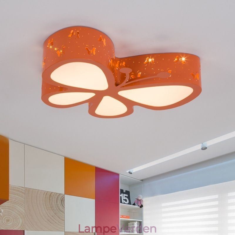 Butterfly Flush Mount Contemporary Metal Loftsarmatur