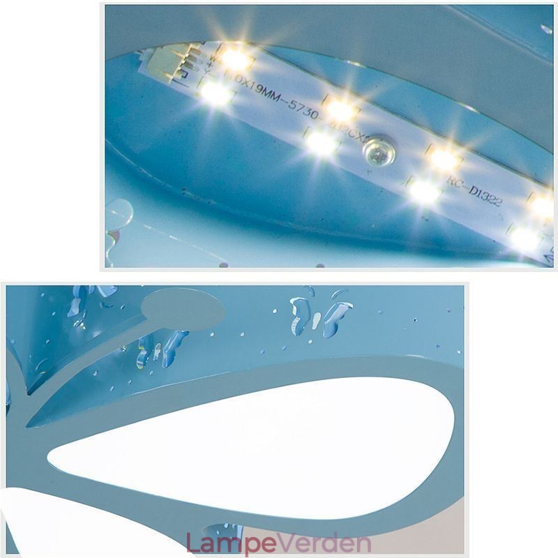 Butterfly Flush Mount Contemporary Metal Loftsarmatur