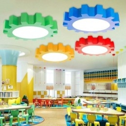 Tegnefilm Loftslampe Moderne Flush Mount
