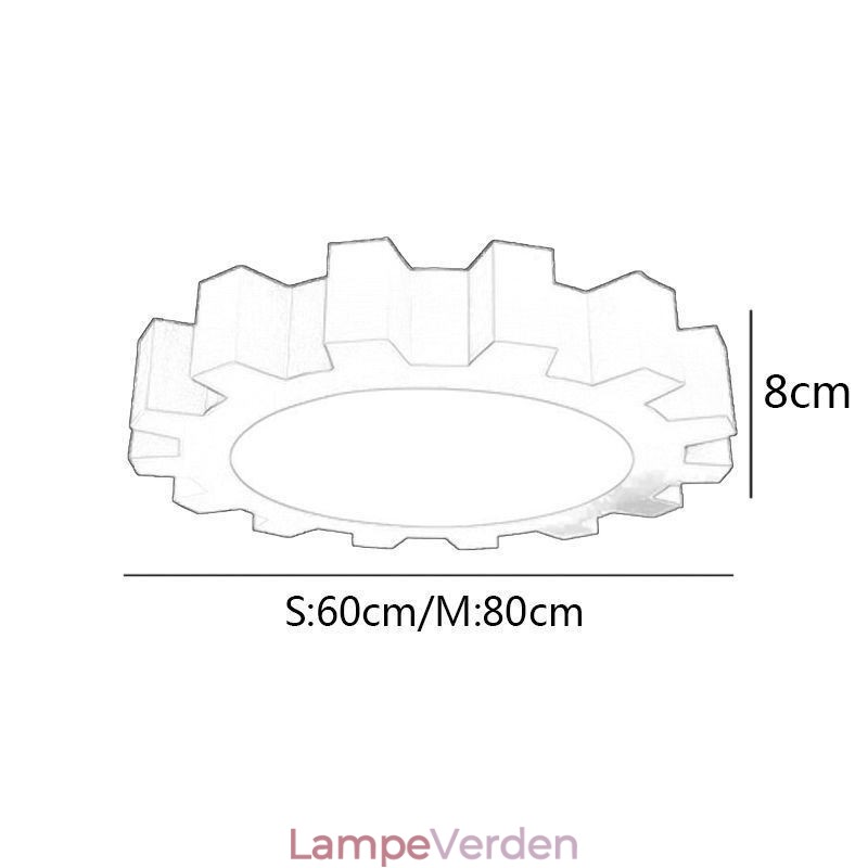 Tegnefilm Loftslampe Moderne Flush Mount