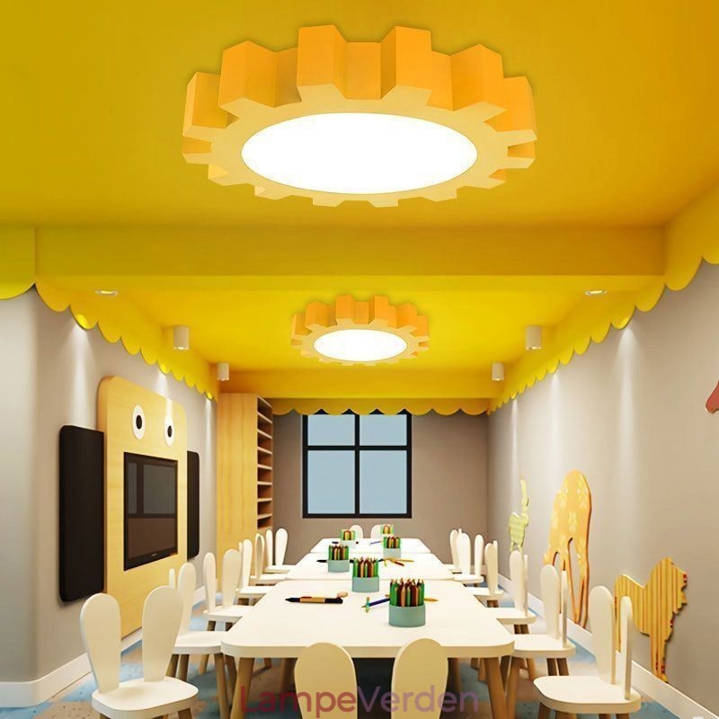 Tegnefilm Loftslampe Moderne Flush Mount