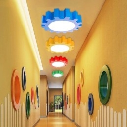 Tegnefilm Loftslampe Moderne Flush Mount