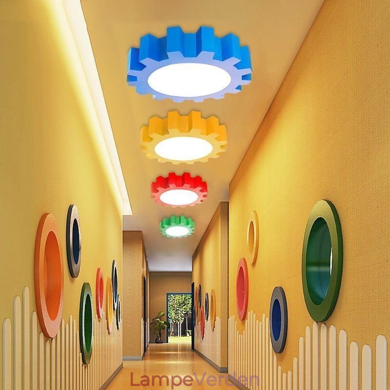 Tegnefilm Loftslampe Moderne Flush Mount