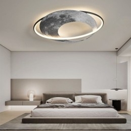 Loftslampe Flush Mount Moon Loftslampe