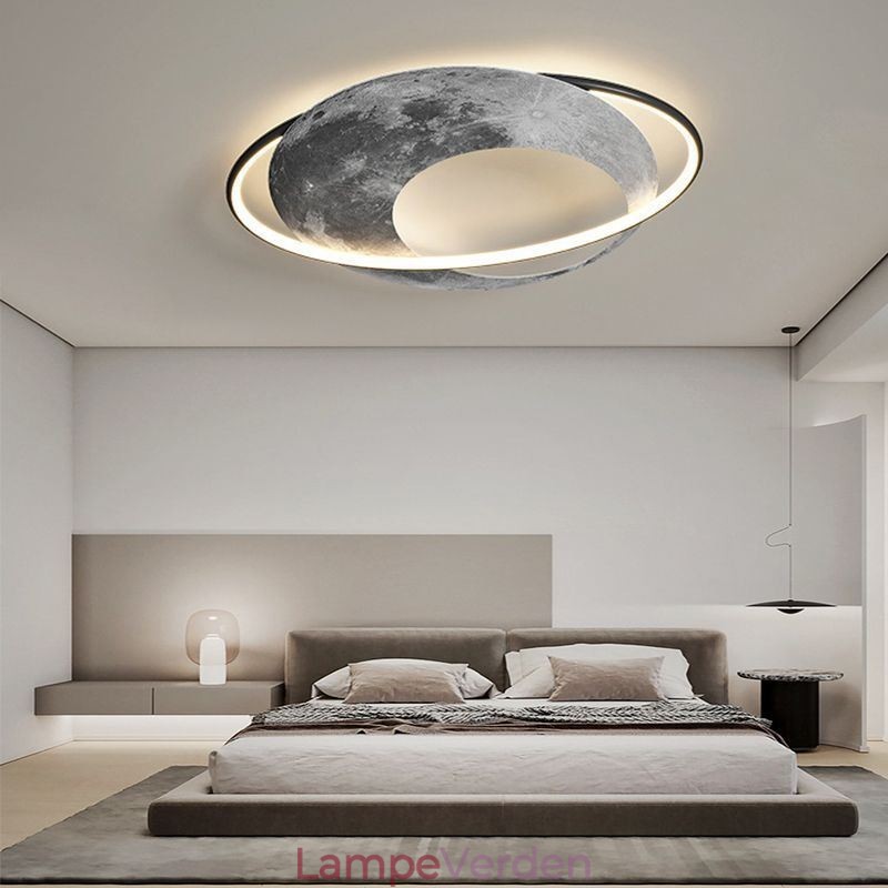 Loftslampe Flush Mount Moon Loftslampe