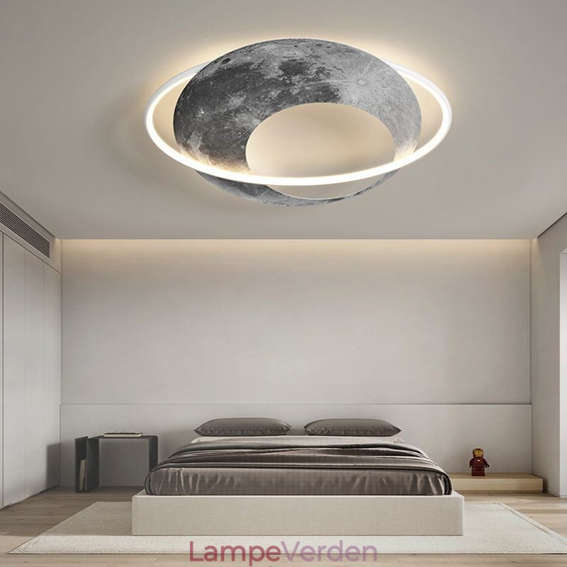 Loftslampe Flush Mount Moon Loftslampe