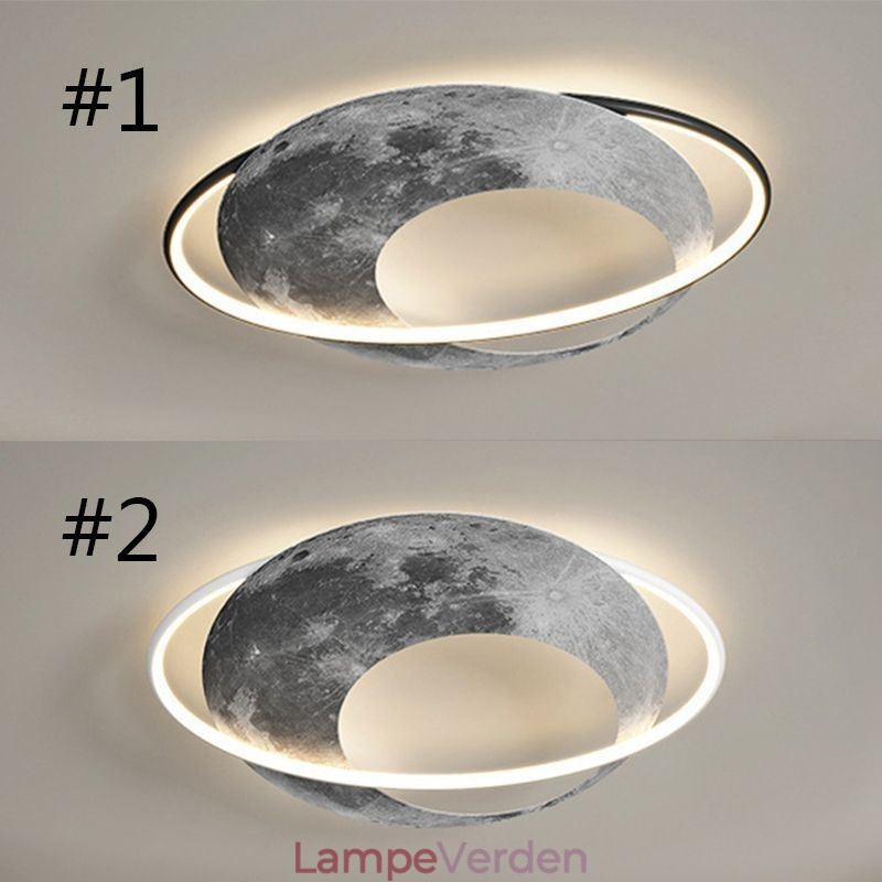 Loftslampe Flush Mount Moon Loftslampe