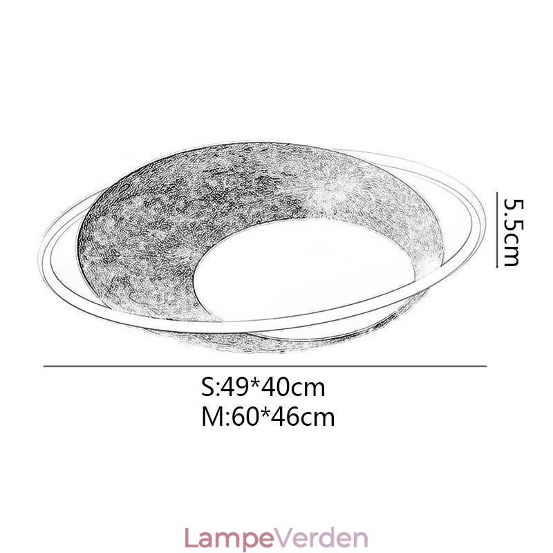Loftslampe Flush Mount Moon Loftslampe