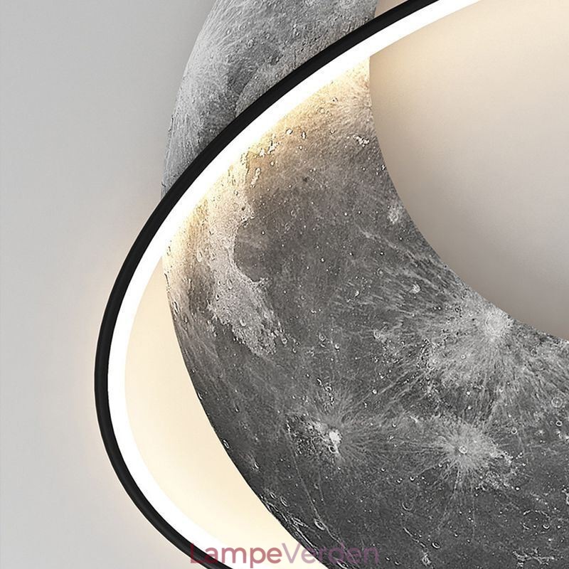 Loftslampe Flush Mount Moon Loftslampe