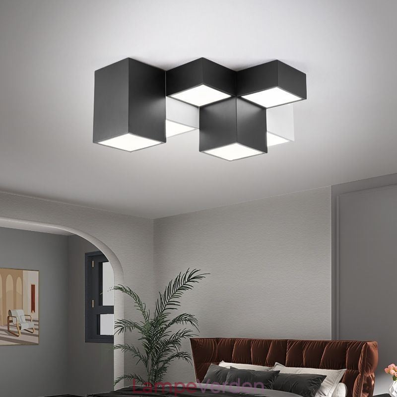 Moderne Loftslampe Rubik's Cube Loftsbelysning