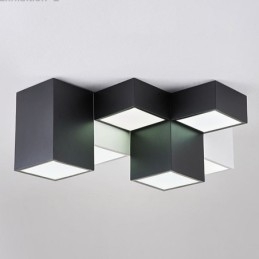 Moderne Loftslampe Rubik's Cube Loftsbelysning