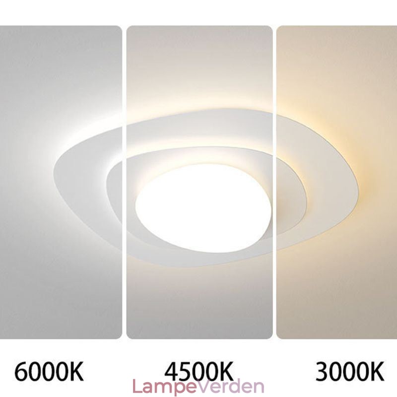 Nordic Ceiling Light Bølgeformet Loftslampe