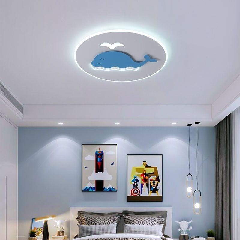 Moderne Kreativ Loftslampe Whale Loftslampe