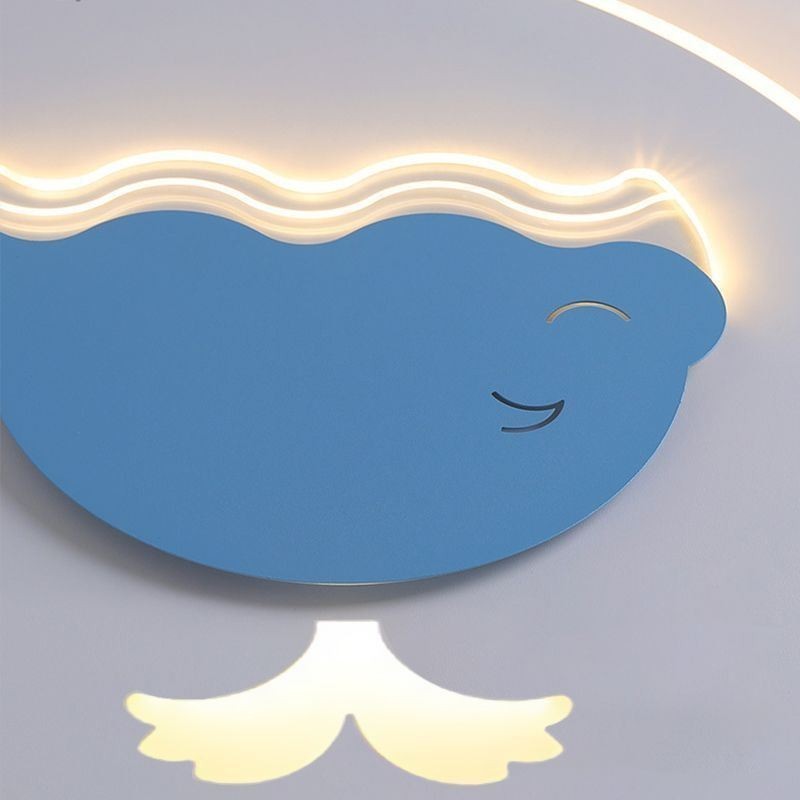 Moderne Kreativ Loftslampe Whale Loftslampe