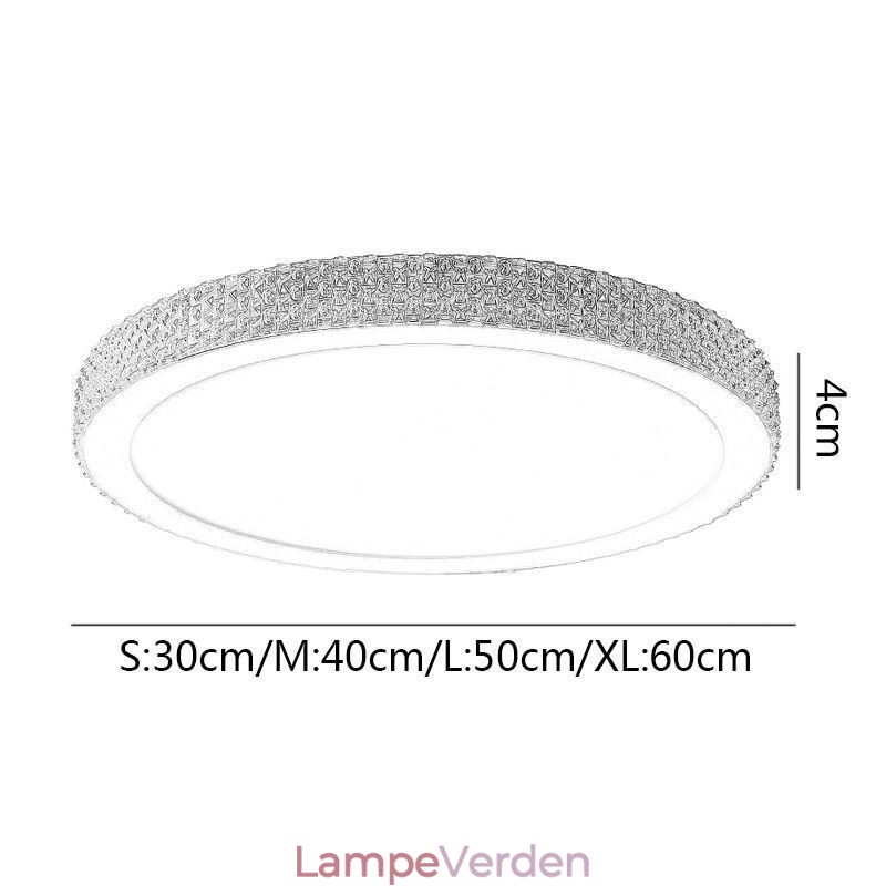 Moderne loftslys Shinny Diamond Flush Mount