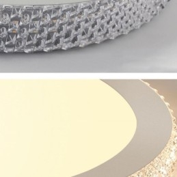 Moderne loftslys Shinny Diamond Flush Mount