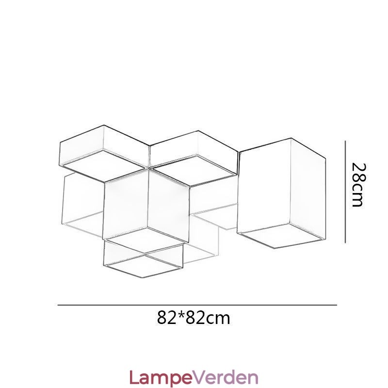 Moderne Loftslys Cube Loftslampe