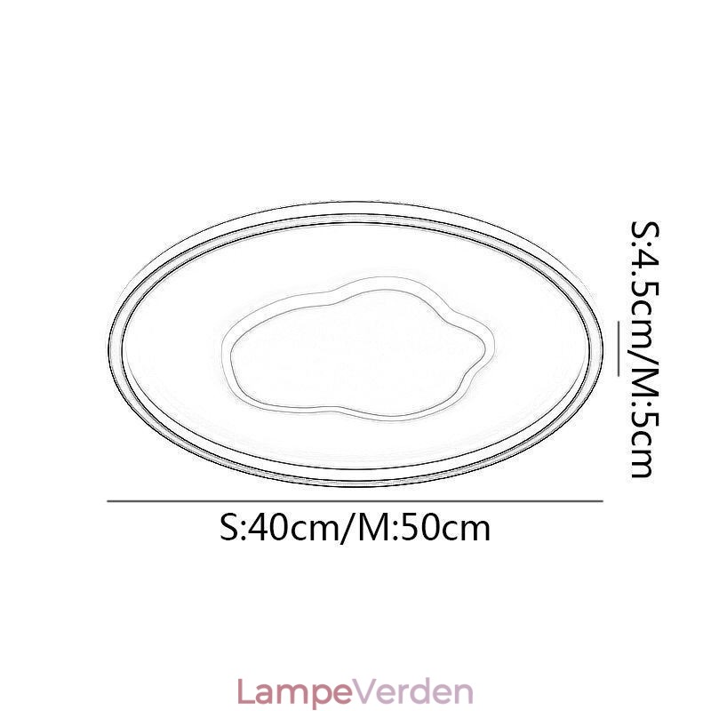 Moderne Loftslampe Rund Sky Loftslampe