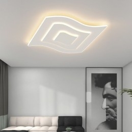 Moderne Loftslys Firkantet Akryl Flush Mount