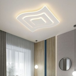 Moderne Loftslys Firkantet Akryl Flush Mount