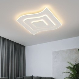 Moderne Loftslys Firkantet Akryl Flush Mount