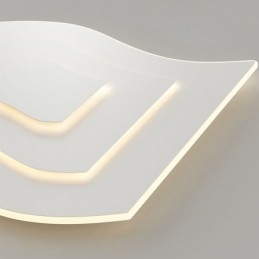 Moderne Loftslys Firkantet Akryl Flush Mount