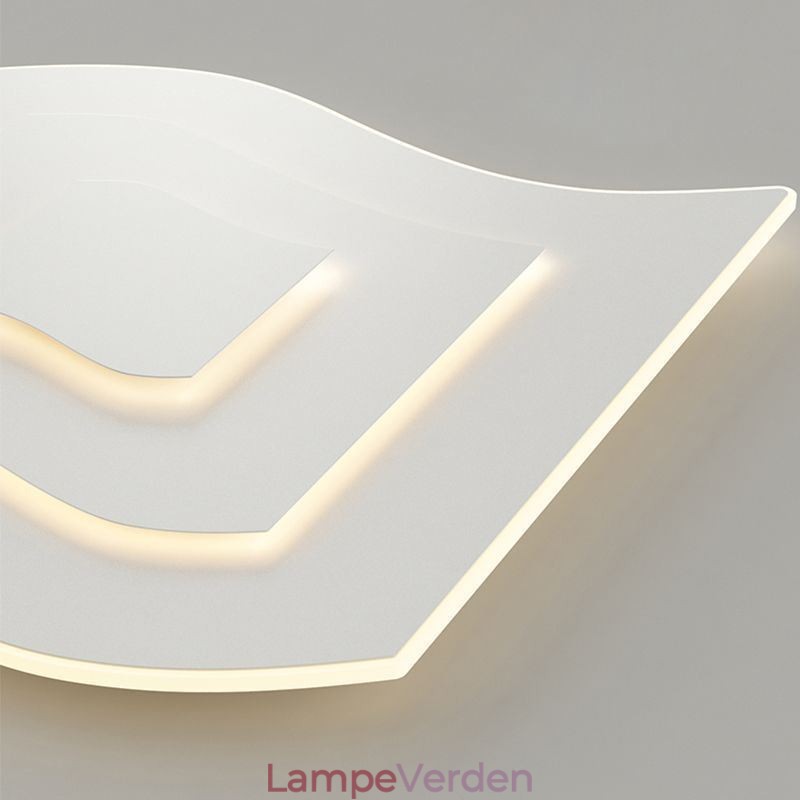 Moderne Loftslys Firkantet Akryl Flush Mount